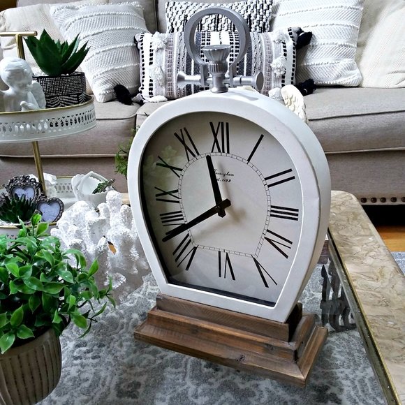 MASSIVE 18" Table CLOCK PIER 1 IMPORTS